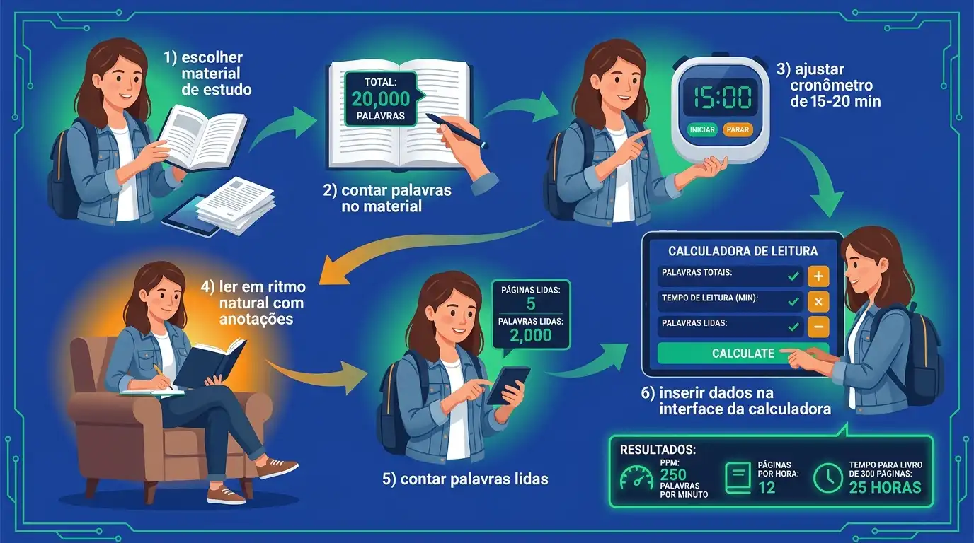 Como usar a calculadora de velocidade de leitura para obter resultados reais