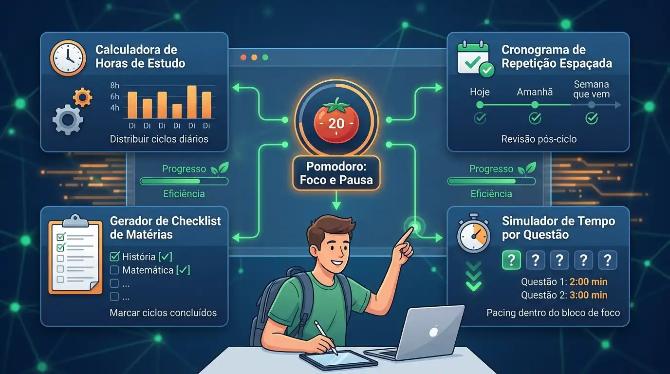 Como integrar o Método Pomodoro ao seu ecossistema de estudos