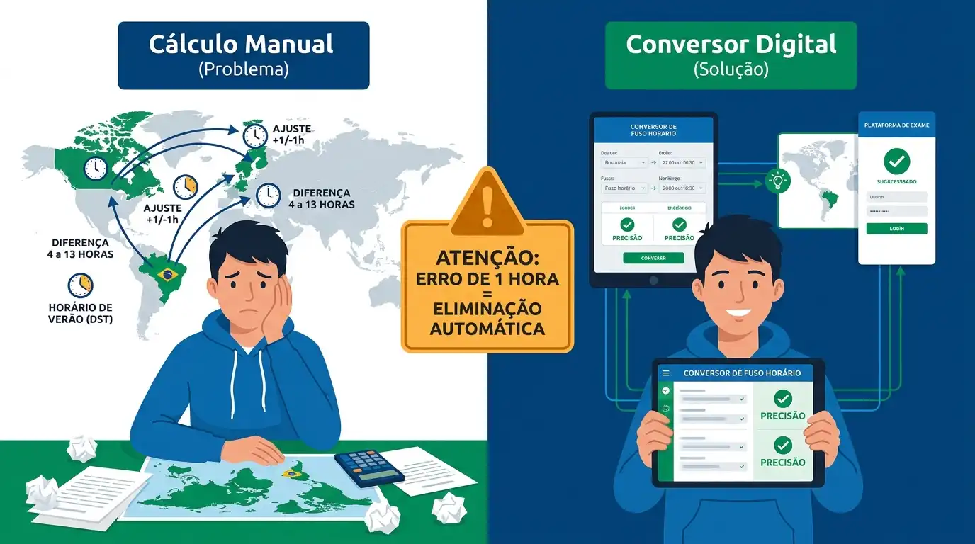 Por que errar o fuso horário é comum
