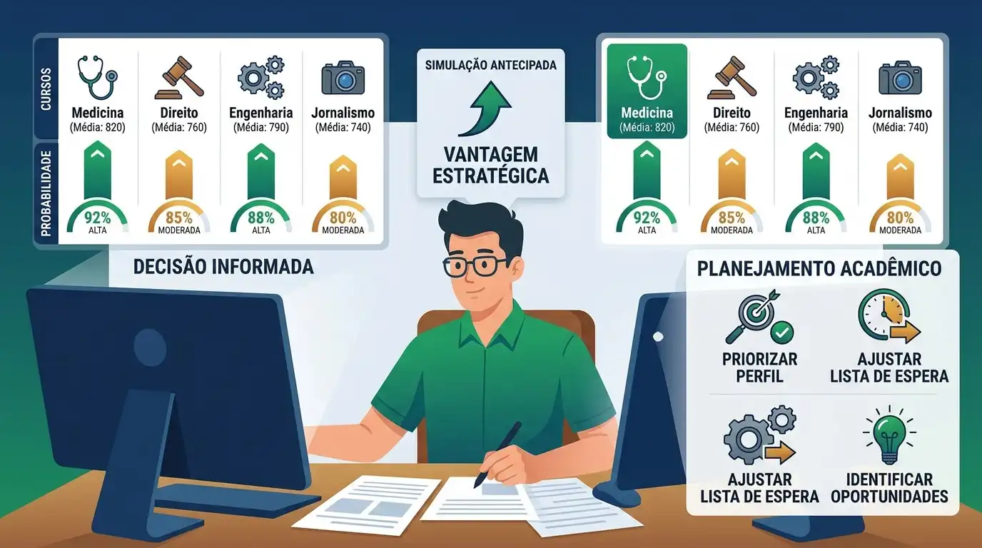 Por que simular a média ponderada antes da inscrição